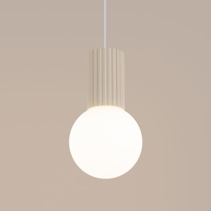 Hängeleuchte HALO 1xG9/8W/230V d 12 cm cremefarben