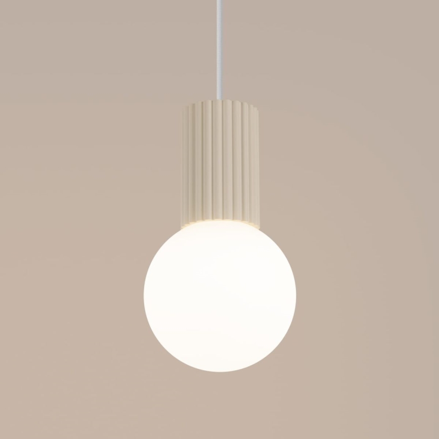 Hängeleuchte HALO 1xG9/8W/230V d 12 cm cremefarben