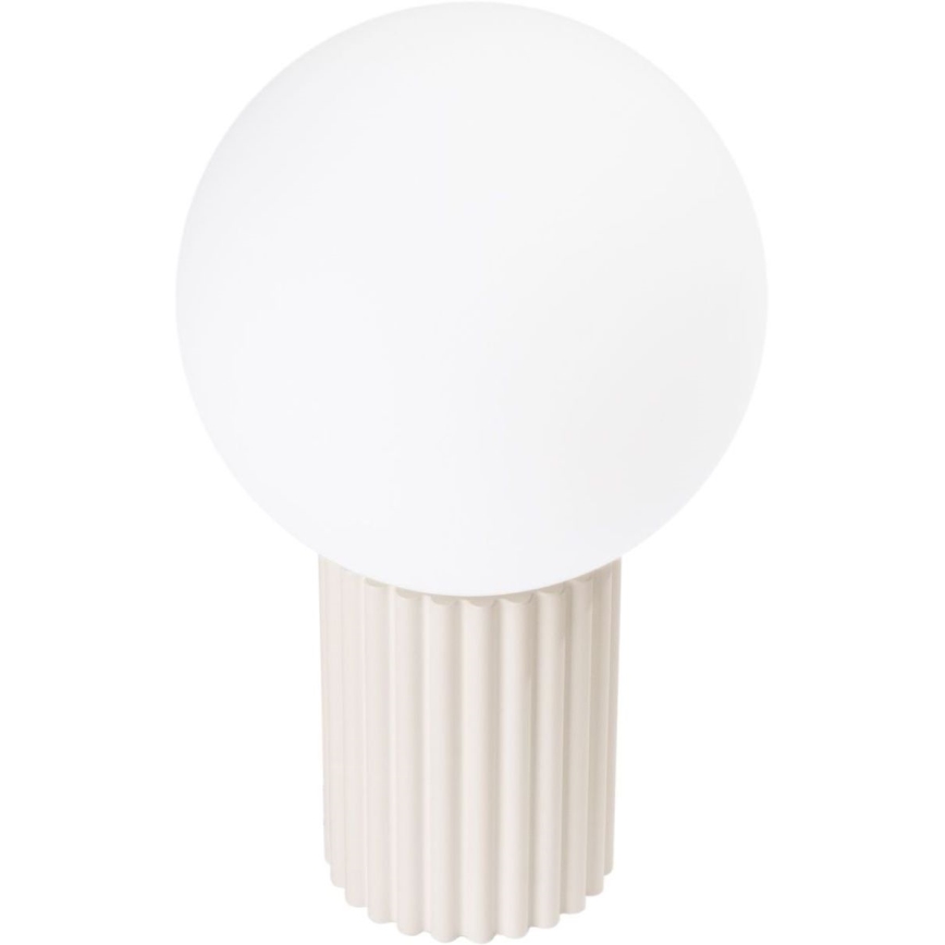 Tischleuchte HALO 1xG9/8W/230V d 12 cm cremefarben