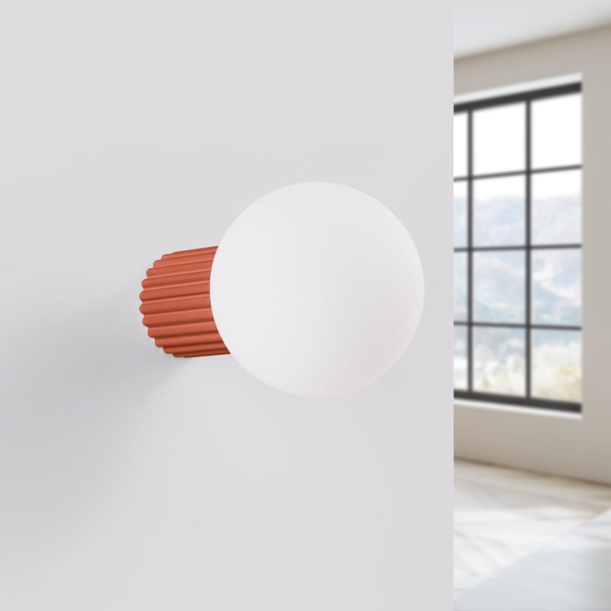 Badezimmer-Wandleuchte HALO 1xG9/8W/230V d 12 cm IP44 orange