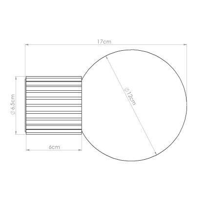 Badezimmer-Wandleuchte HALO 1xG9/8W/230V d 12 cm IP44 orange