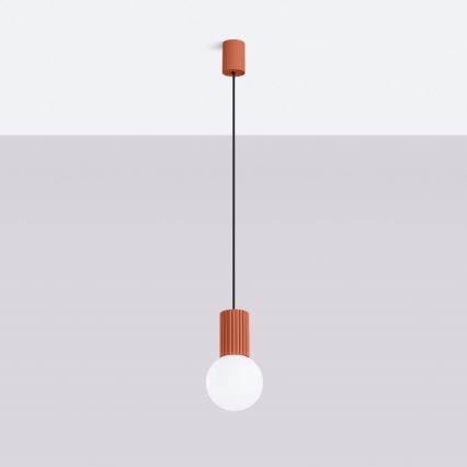 Hängeleuchte HALO 1xG9/8W/230V d 12 cm orange