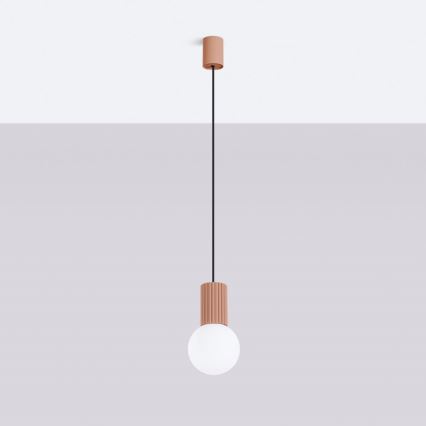 Hängeleuchte HALO 1xG9/8W/230V d 12 cm braun