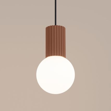 Hängeleuchte HALO 1xG9/8W/230V d 12 cm braun