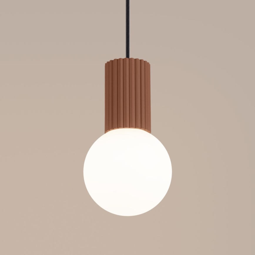 Hängeleuchte HALO 1xG9/8W/230V d 12 cm braun