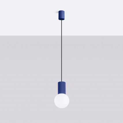 Hängeleuchte HALO 1xG9/8W/230V d 12 cm blau