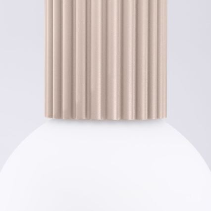 Deckenleuchte für Badezimmer HALO 1xG9/8W/230V d 12 cm IP44 beige