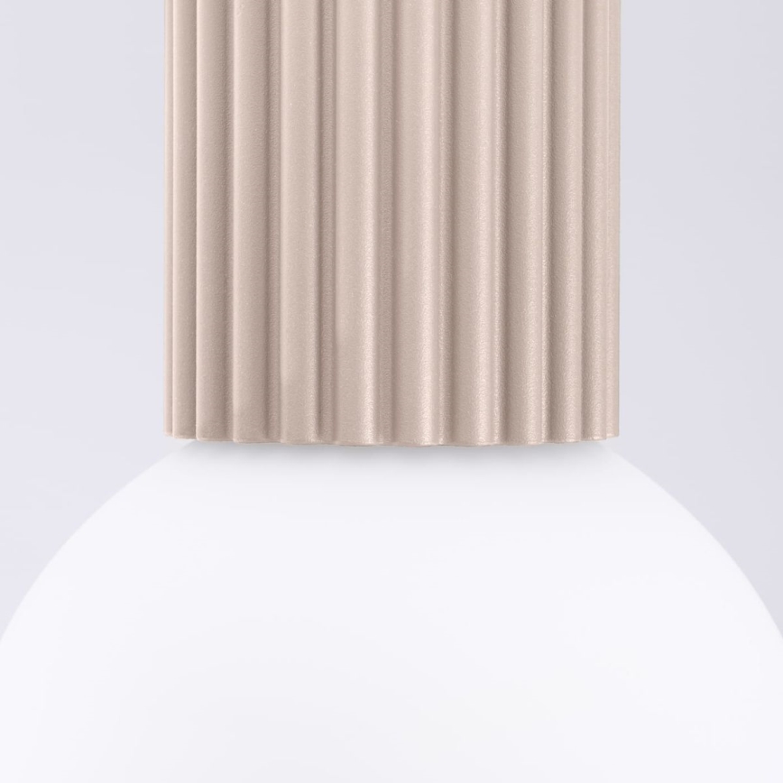 Deckenleuchte für Badezimmer HALO 1xG9/8W/230V d 12 cm IP44 beige