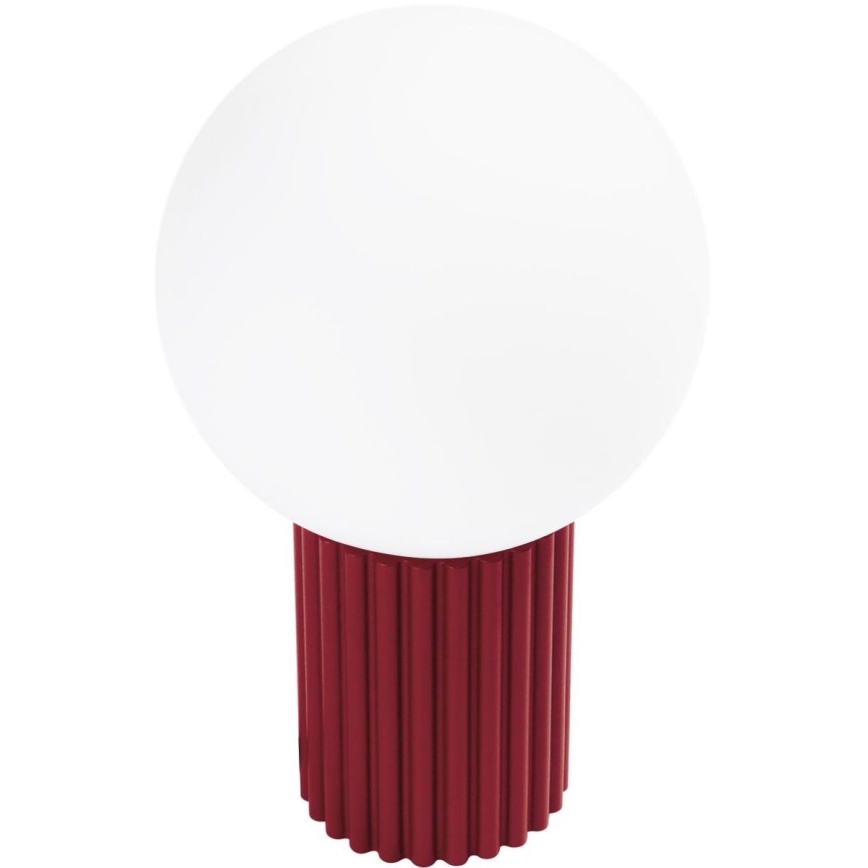 Tischleuchte HALO 1xG9/8W/230V d 12 cm rot