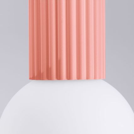 Deckenleuchte für Badezimmer HALO 1xG9/8W/230V d 12 cm IP44 rosa