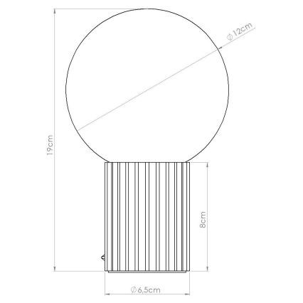 Tischleuchte HALO 1xG9/8W/230V d 12 cm rosa