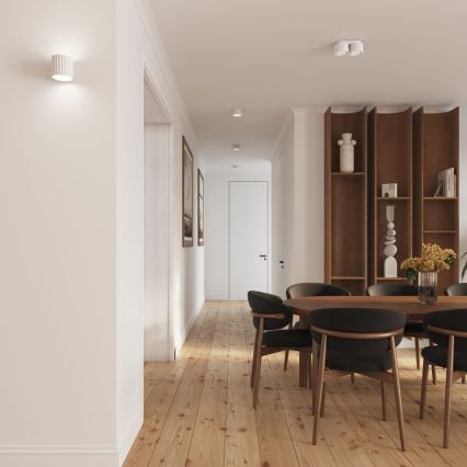 Einbaustrahler AURA 1xGX53/10W/230V 6 cm weiß