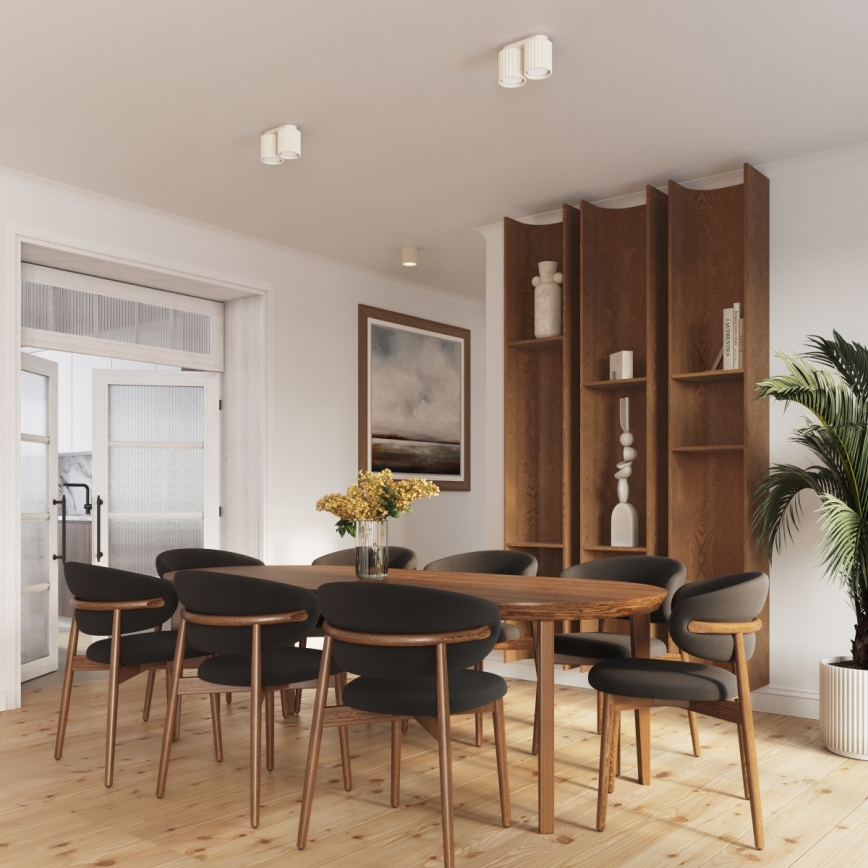 Deckenspot AURA 2xGU10/10W/230V cremefarben