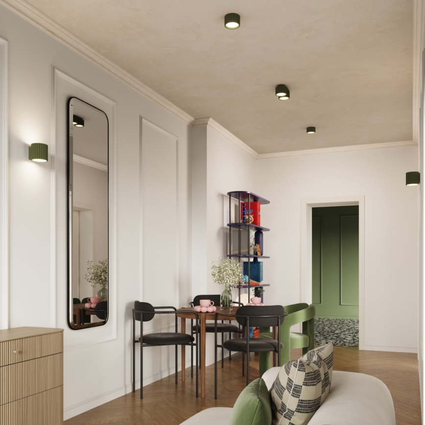 Spotleuchte AURA 1xGX53/10W/230V 6 cm grün