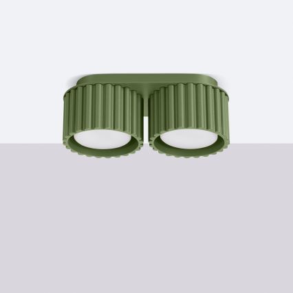 Spotleuchte AURA 2xGX53/10W/230V grün