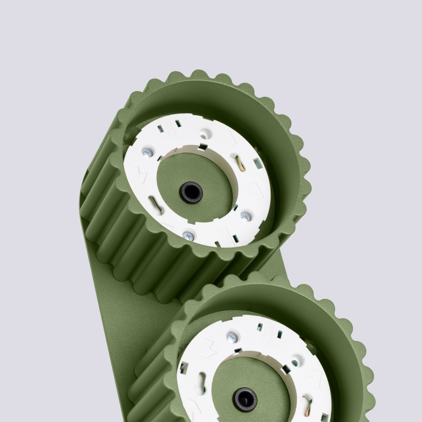 Spotleuchte AURA 2xGX53/10W/230V grün