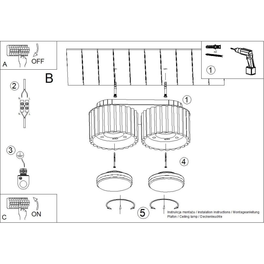 Spotleuchte AURA 2xGX53/10W/230V grün