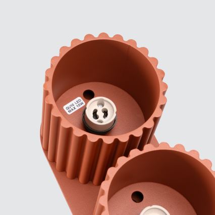 Spotleuchte AURA 2xGU10/10W/230V orange