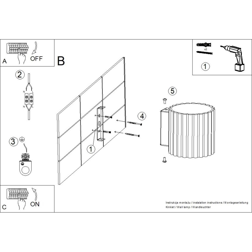 Wandleuchte AURA 1xG9/10W/230V orange