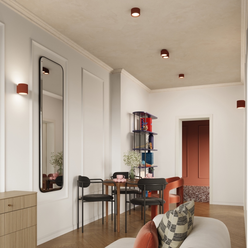 Spotleuchte AURA 2xGX53/10W/230V orange