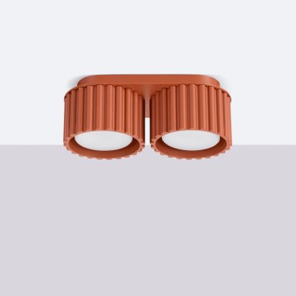 Spotleuchte AURA 2xGX53/10W/230V orange