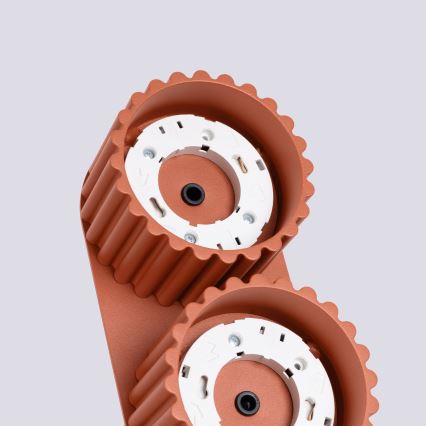 Spotleuchte AURA 2xGX53/10W/230V orange