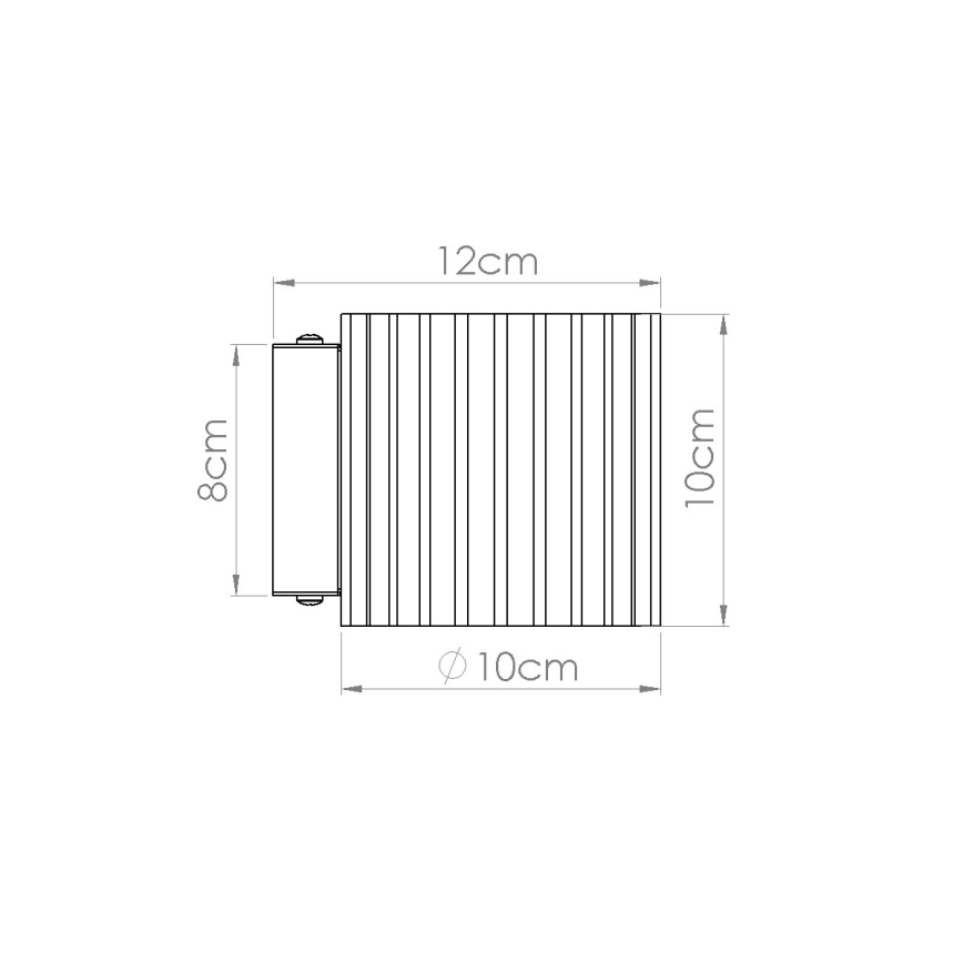 Wandleuchte AURA 1xG9/10W/230V braun