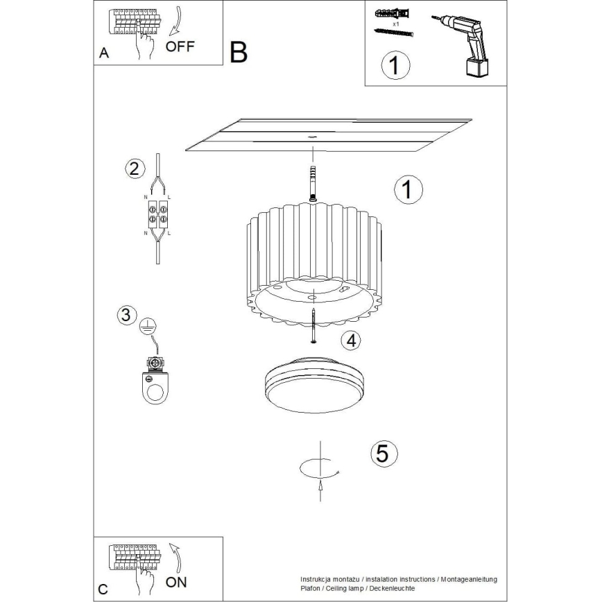 Spotleuchte AURA 1xGX53/10W/230V 6 cm braun