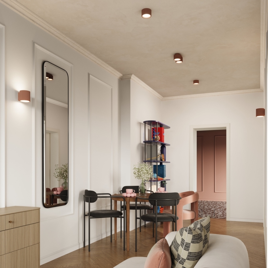 Spotleuchte AURA 2xGX53/10W/230V braun