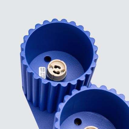 Deckenspot AURA 2xGU10/10W/230V blau