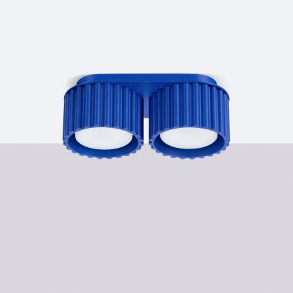 Deckenspot AURA 2xGX53/10W/230V blau