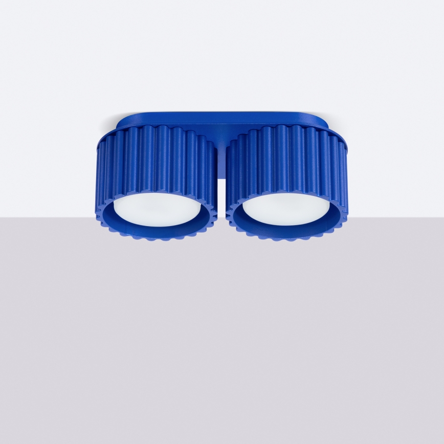 Deckenspot AURA 2xGX53/10W/230V blau