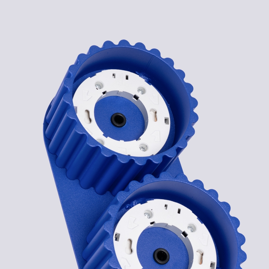 Deckenspot AURA 2xGX53/10W/230V blau