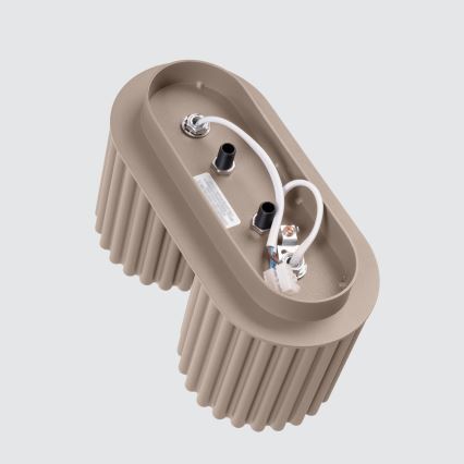 Deckenspot AURA 2xGU10/10W/230V taupe