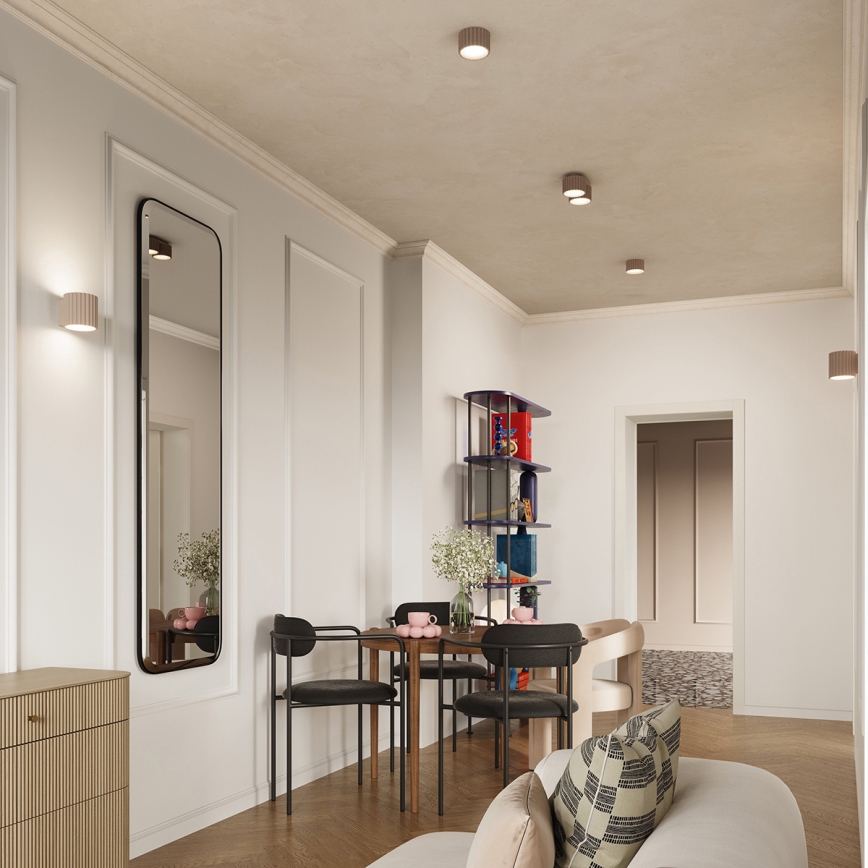 Deckenstrahler AURA 2xGX53/10W/230V taupe