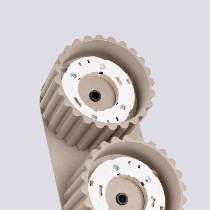 Deckenstrahler AURA 2xGX53/10W/230V taupe