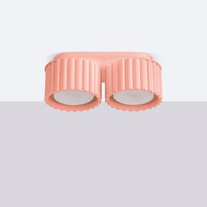 Spotleuchte AURA 2xGX53/10W/230V rosa