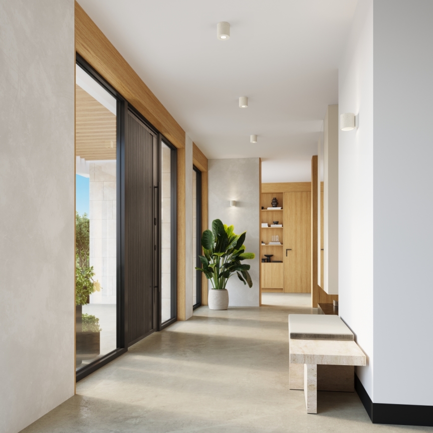 Wand-Spotleuchte ORBIS 1xG9/8W/230V Beton/Creme