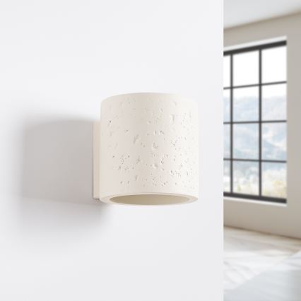 Wand-Spotleuchte ORBIS 1xG9/8W/230V Beton/Creme