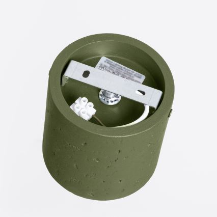 Spotleuchte ORBIS 1xGU10/10W/230V Beton/Grün