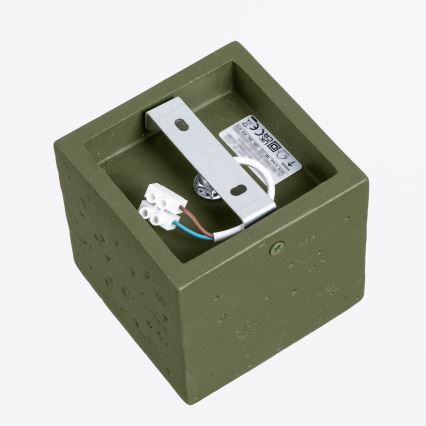 Spotleuchte QUAD 1xGU10/10W/230V Beton/Grün