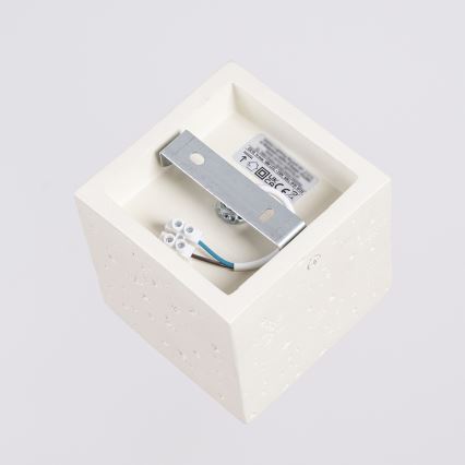 Spotleuchte QUAD 1xGU10/10W/230V Beton/Creme