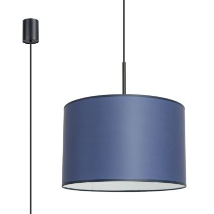 Pendelleuchte NEVIA mit Kabel, 1xE27/15W/230V, Durchmesser 40 cm, blau