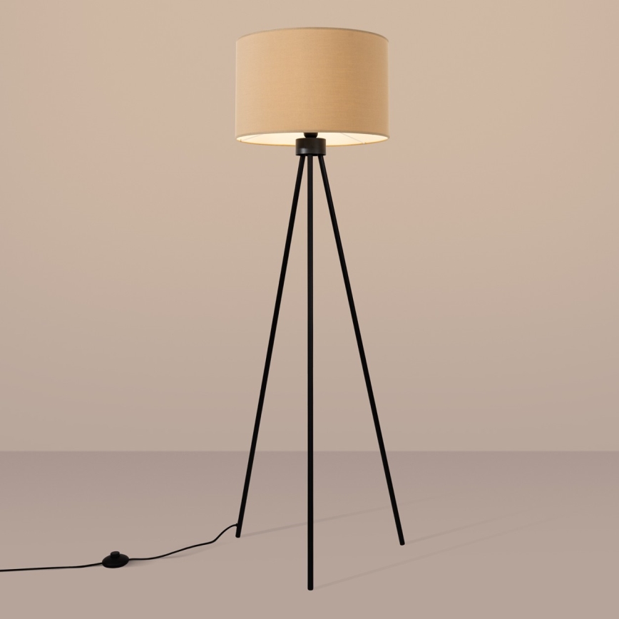 Stehleuchte NEVIA 1xE27/15W/230V taupe