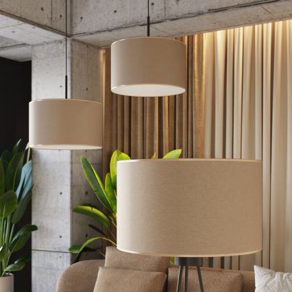 Stehleuchte NEVIA 1xE27/15W/230V taupe