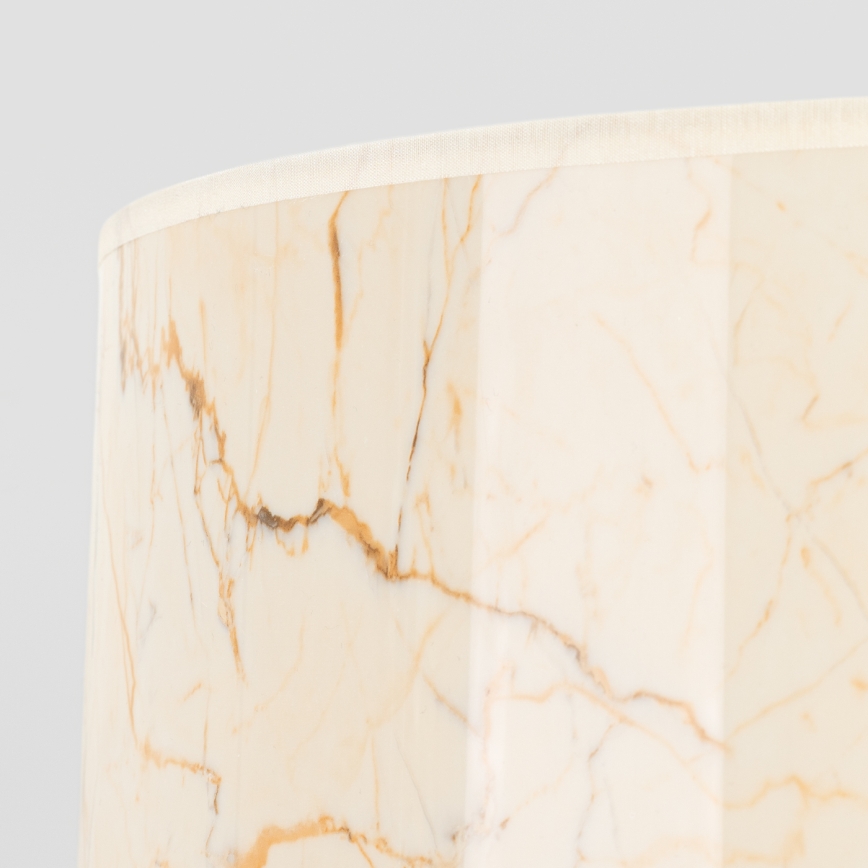 Stehleuchte NEVIA 1xE27/15W/230V beige/Marmor-Dekor
