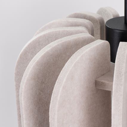 Pendelleuchte MULA 1xE27/15W/230V Ø 27 cm creme