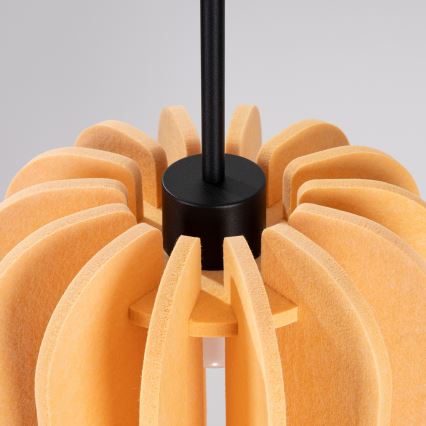 Pendelleuchte an Kabel MULA 1xE27/15W/230V Ø 27 cm gelb