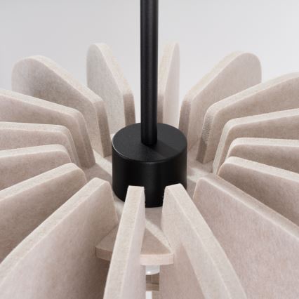 Pendelleuchte an Kabel MULA 1xE27/15W/230V Ø 45 cm cremefarben