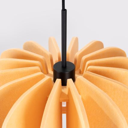 Pendelleuchte MULA 1xE27/15W/230V Ø 45 cm Gelb